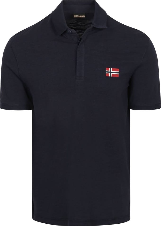 Napapijri Ebea Polo Donkerblauw (navy) - Maat L - Heren