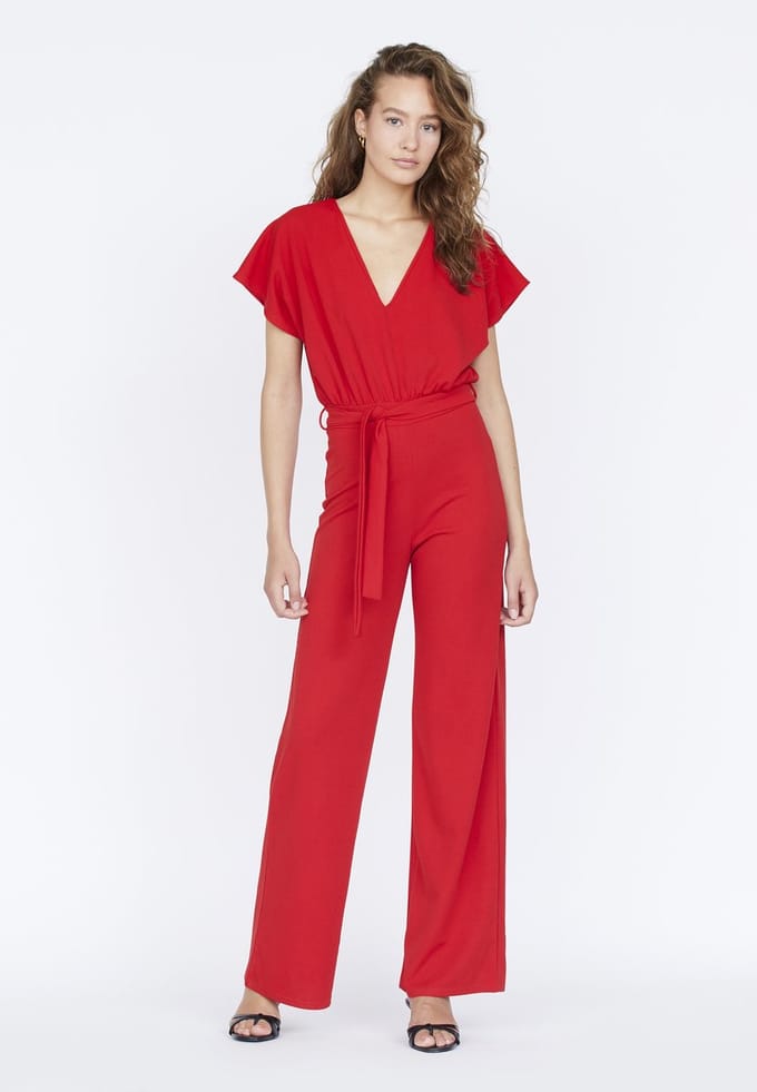 SISTERS POINT Girl-ju.v - Dames Jumpsuit - Ruby - Maat S
