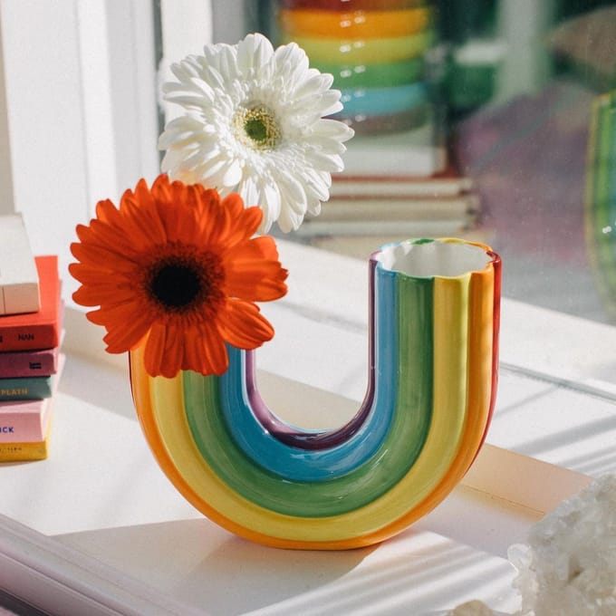 Regenboog vaas van DOIY