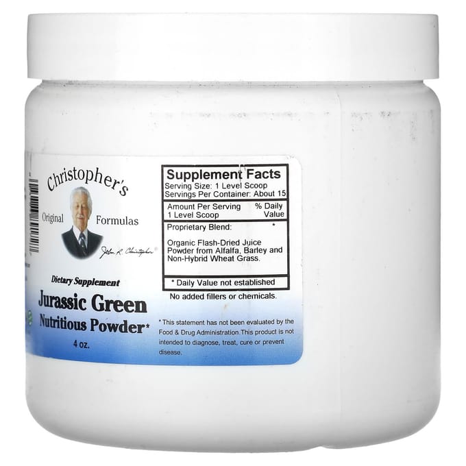 Christopher'S Originele Formules, Jurassic Green, Voedzaam Poeder, 4 Oz