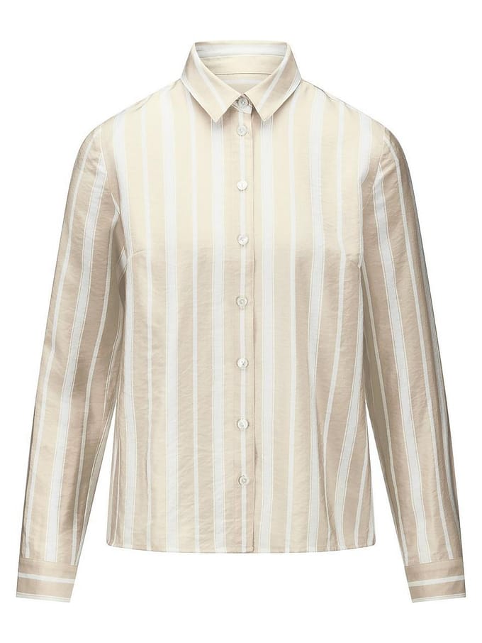 Blouse lange mouwen Van Peter Hahn beige