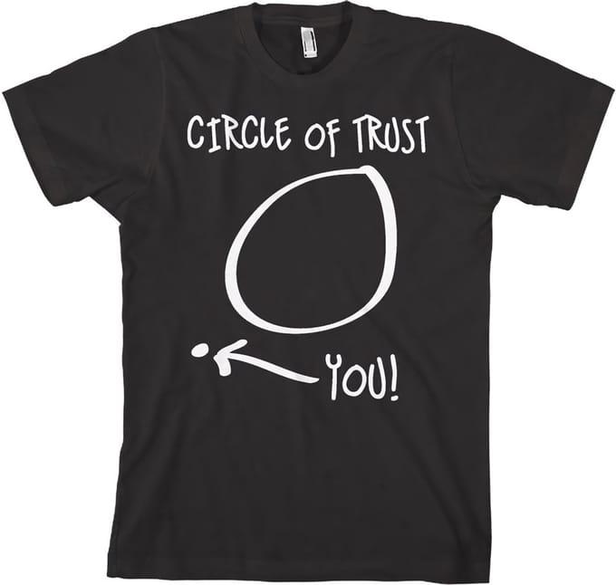 Hybris Circle Of Trust T-shirt zwart