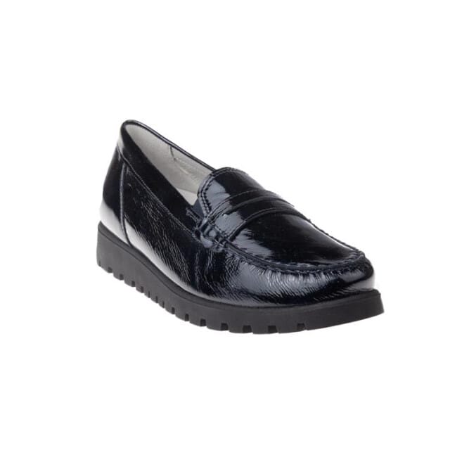 Waldlaufer - 549002 H-Hegli - Instappers - Kleur: Blauw - Maat: 38.5