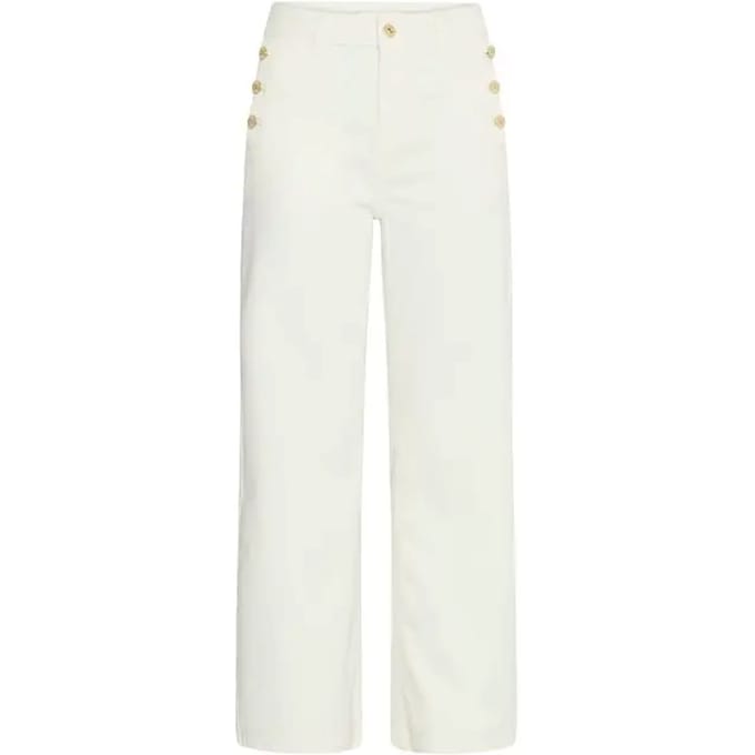 Hoge taille wijde jeans voor dames Pulz Jeans Maeve