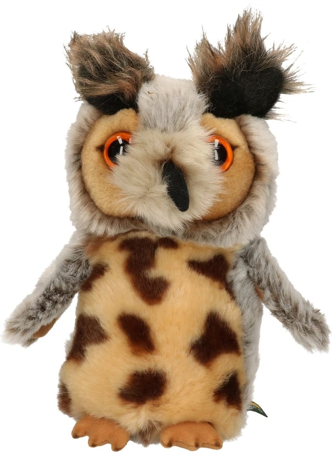 Ravensden Knuffel Uil - Oehoe - pluche - 18 cm - vogel knuffeldier