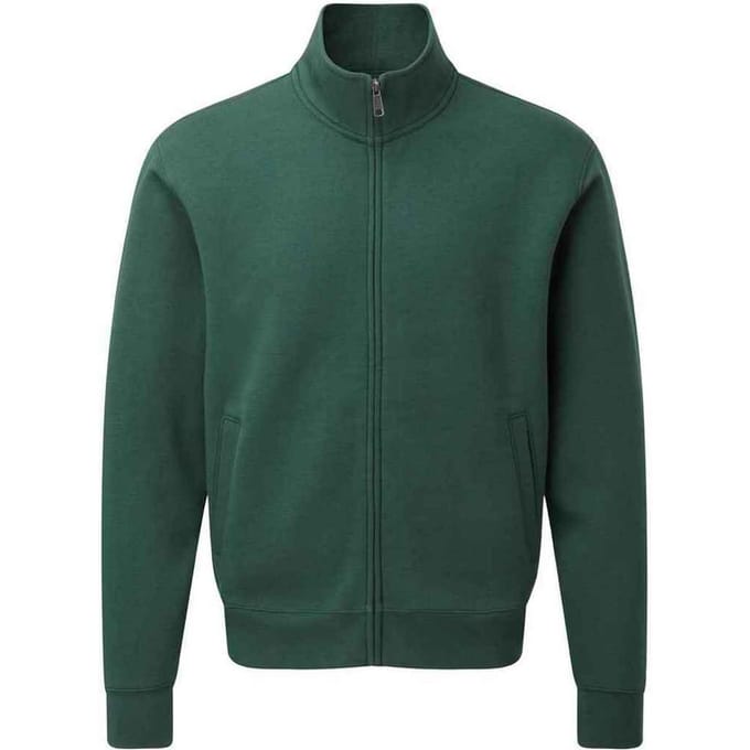 Russell Heren Authentiek Sweatjack (Fles groen)