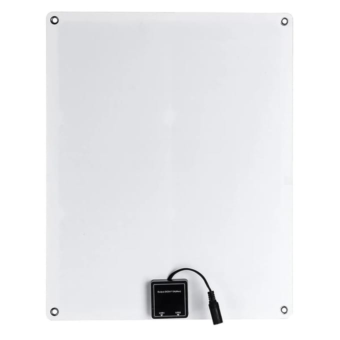 Draagbare 300W Zonne Flexibele Paneel Kits Monokristallijn Silicium Zonnepaneel with 20A controller zwart