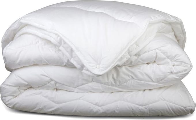 Snoozing Graz - Synthetisch - 4-seizoenen dekbed - Eenpersoons - 140x220 cm - Wit