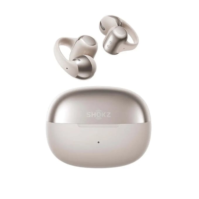 Shokz OpenDots ONE Open-ear Clip-on Oortjes – Dolby Audio – Draadloze Oordopjes – Grijs