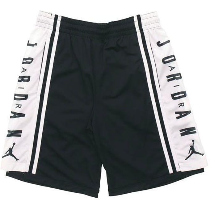 Short de Basket Jordan HBR à Séchage Rapide et Respirant pour Homme Bas Noir Blanc BQ8393-010 XS white