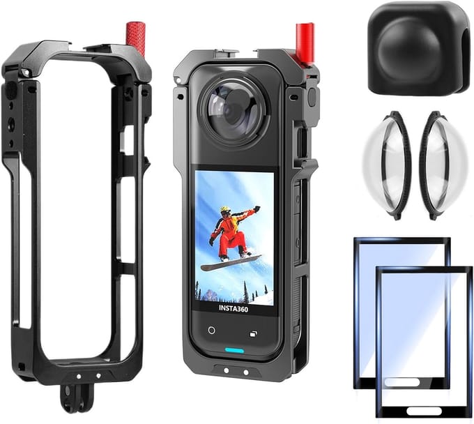Accessoireset Camera - Camera Kit - Bescherming Camera - 6-in-1 Set - Standaard - Zwart
