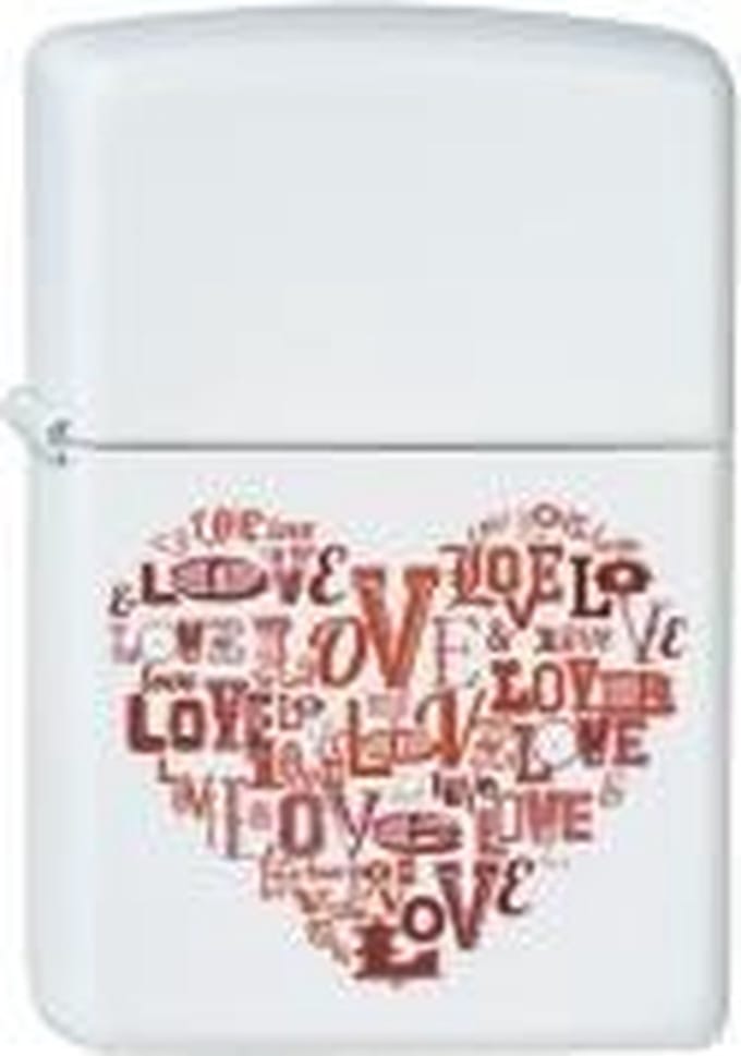 Zippo aansteker Love Heart