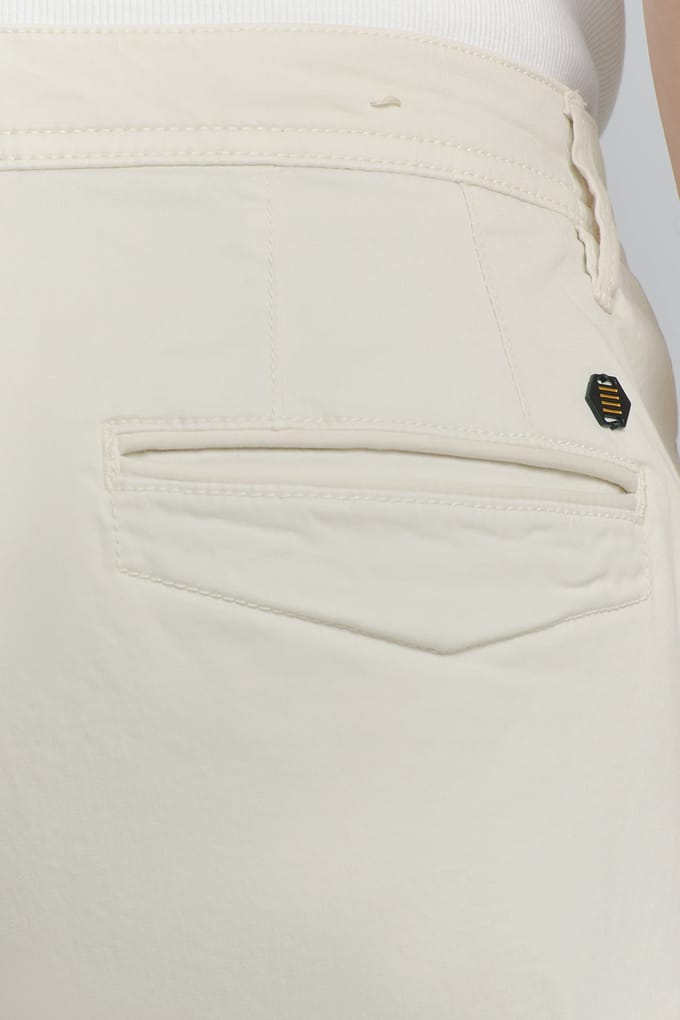 No Excess Short Chino Garment Dyed Twill Stretch Chalk  36