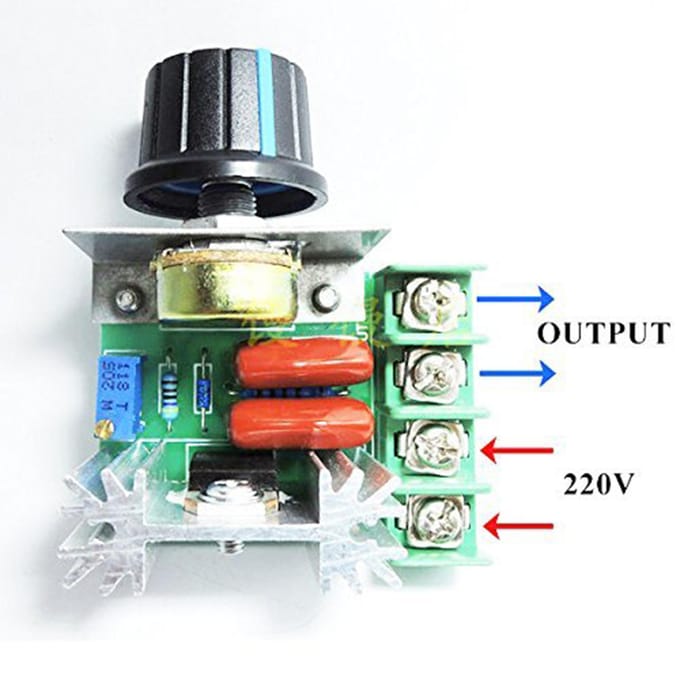 2000W PWM wisselstroom motor snelheidsregelmodule dimmer regelaar 50-220V instelbare spanning 2000W PWM
