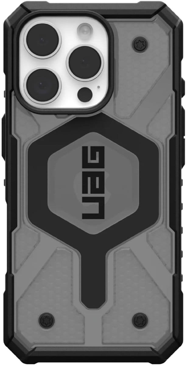 MagSafe-hoes voor Apple iPhone 16 Pro, Urban Armor Gear, Pathfinder Clear, Grijs