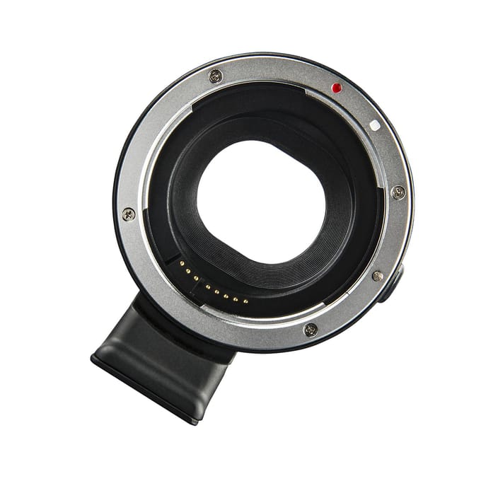 Adaptateur de Monture d'Objectif Autofocus EF EOS M pour Objectif Canon EF EF S vers Appareil Photo Hybride Canon EOS black
