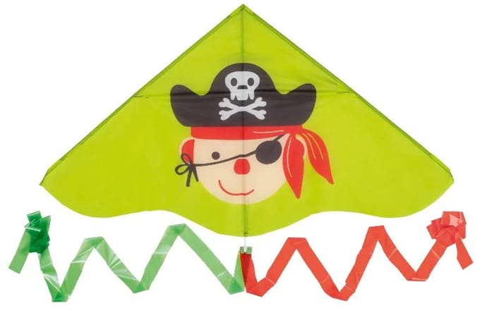 Playtive Vlieger - Piraat - 133 x 72 cm - vanaf 5 jaar