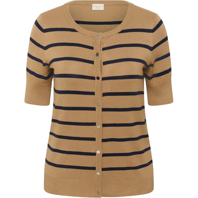 Korte mouwen cardigan dames KAFFE Curve Lizzy