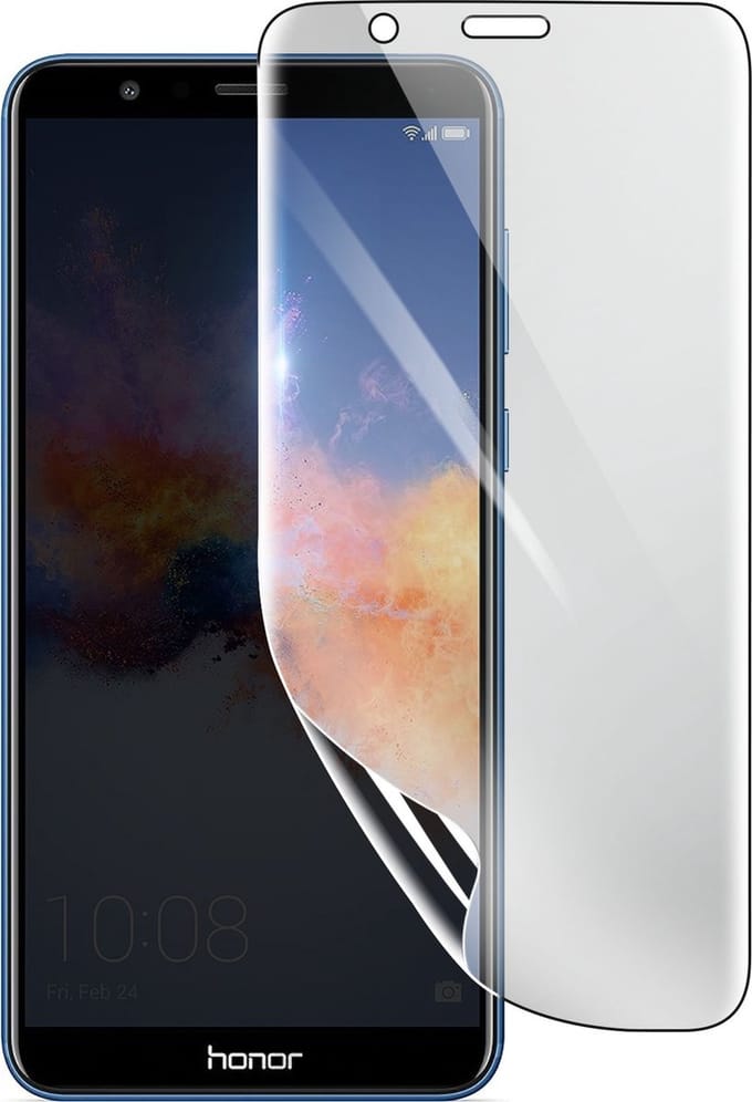 3mk, Geschikt voor Honor 7X, Schokbestendige Hydrogel Screenprotector, Transparant