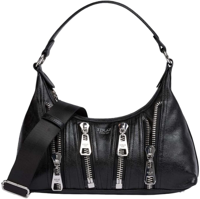 REPLAY schoudertas Crossbody Bag Black zwart
