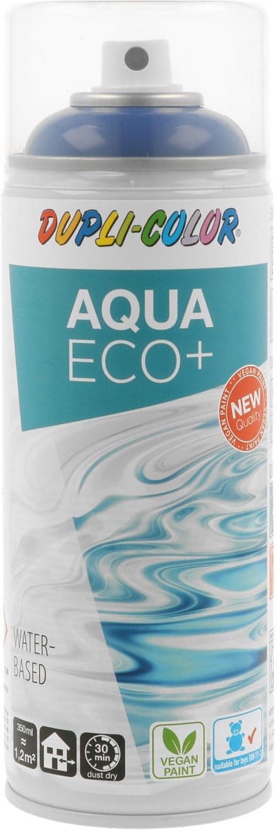 DupliColor Aqua Eco+ RAL5002 Ultramarijnblauw Hoogglans Spuitbus 350ml