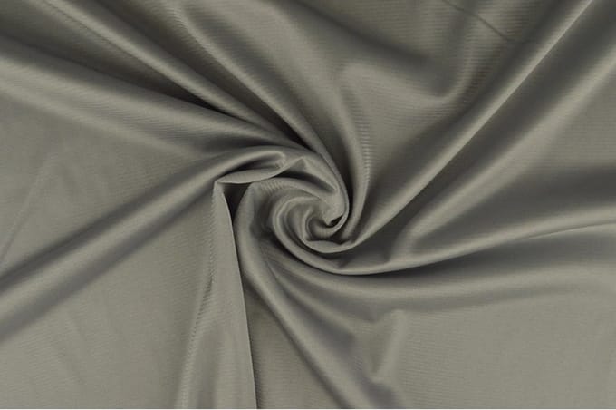 Tricot voering - 1 meter - Zilvergrijs - Per meter - Charmeuse stretch voering - 160cm breed