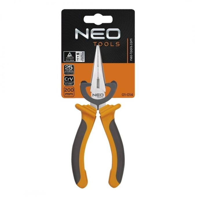 NEO Serie - Rechte Lange Tang - 200mm - Ergonomische Handgreep