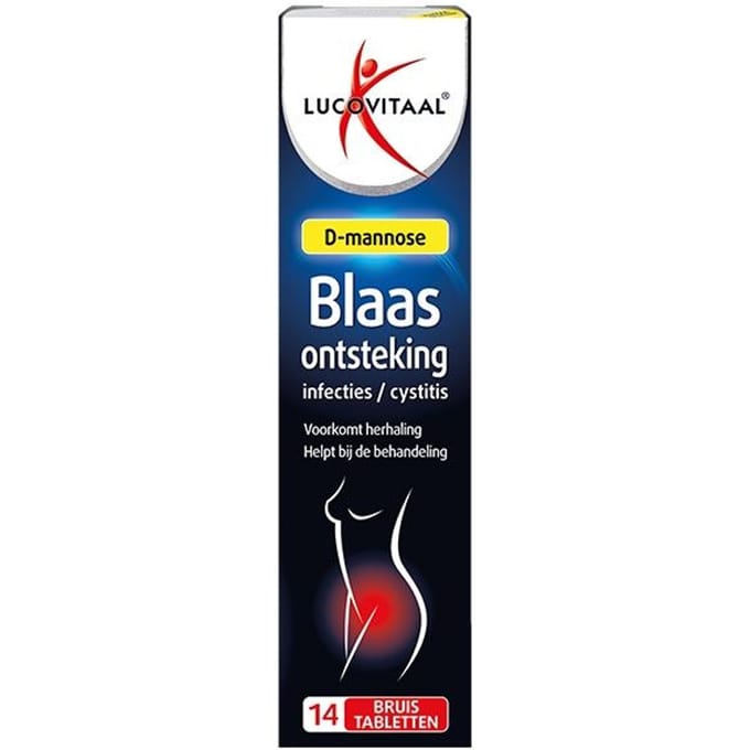 Lucovitaal D-mannose tegen blaasontsteking 14 bruistabletten