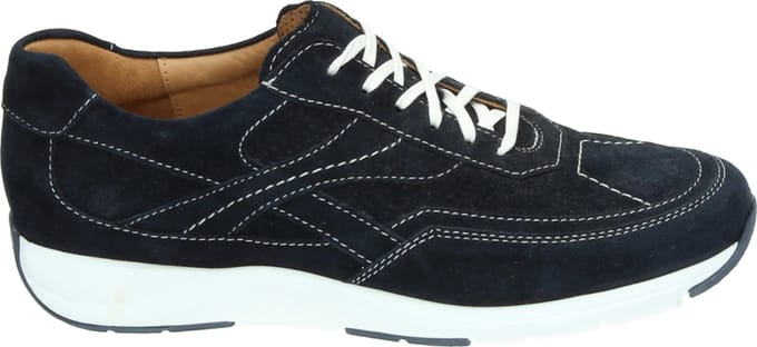 Ganter - 204512 HEIKE - Dames veterschoenen - Kleur: Blauw - Maat: 43