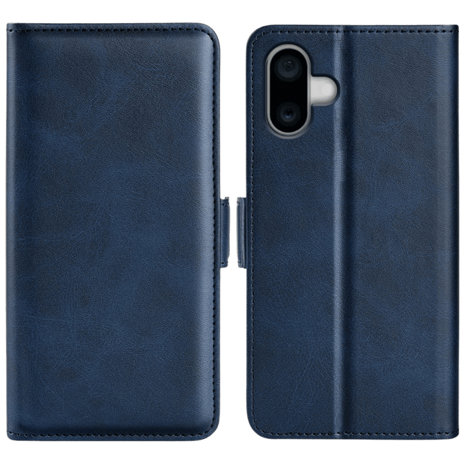Comfycase Apple iPhone 16 Bookcase Hoesje Blauw