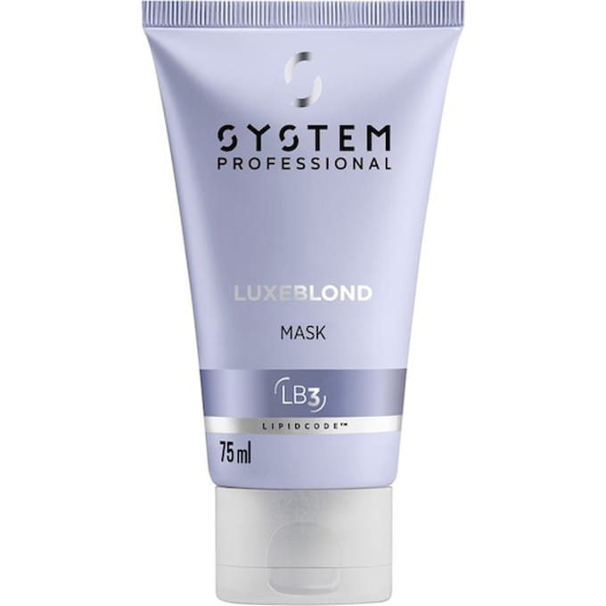System Professional Lipid Code Luxeblond Masker Haarbehandeling voor droog haar Dames 75 ml