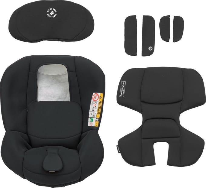 Maxi-Cosi Bekledingset voor de Pearl Pro2, Pearl Pro, 2waypearl Autostoelen (Authentic Black)
