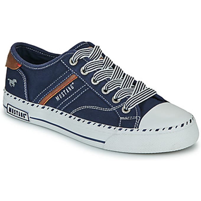 Mustang dames canvas sneaker blauw 26M0152004-navy