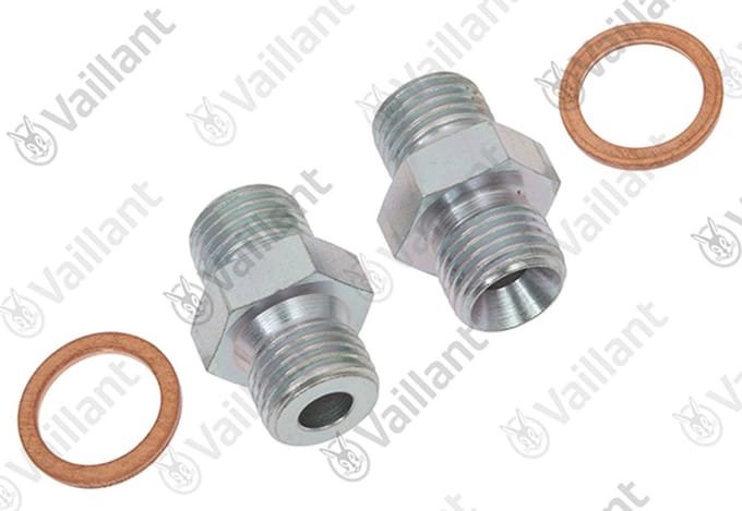 VAILLANT Nippel, Set a 2 st. VKO 156+256+356/3-7 e.a. Vaillant-Nr. , 0020021168