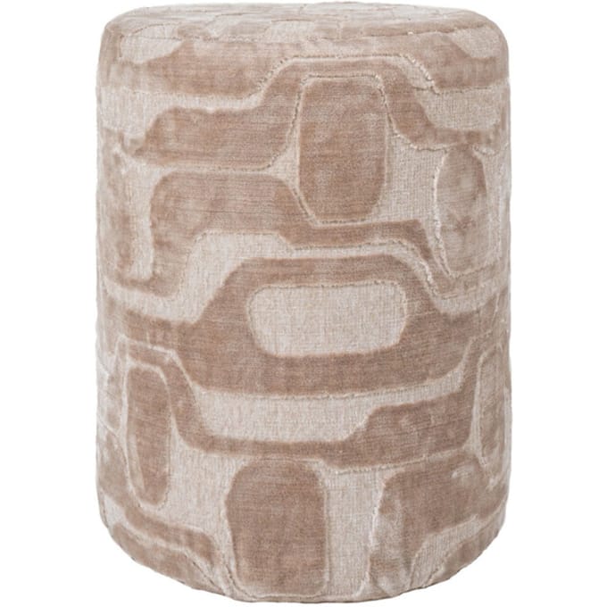 Poef Lies 50 x ø40 cm - Luxe Design Poef met Fluweelachtige Structuur