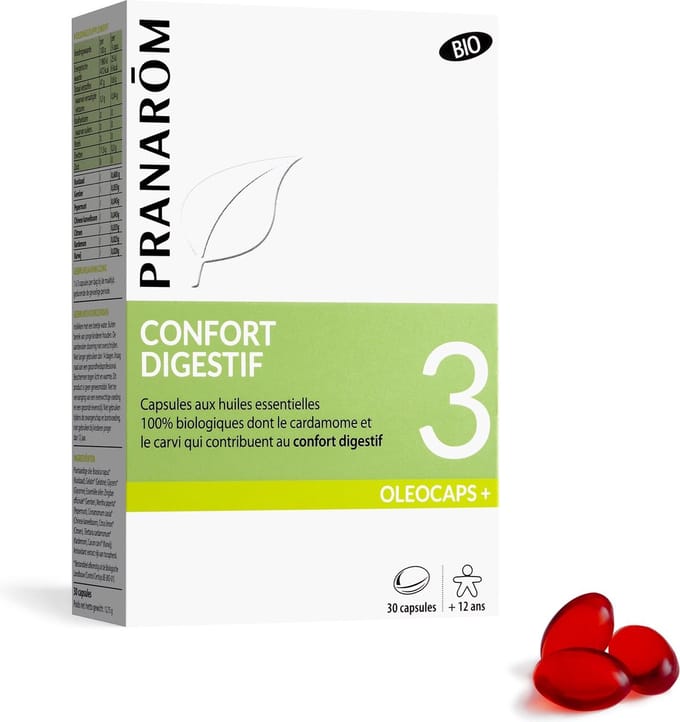 Pranarom - 3 - Spijsverteringscomfort - Bio - Bio - 30 capsules