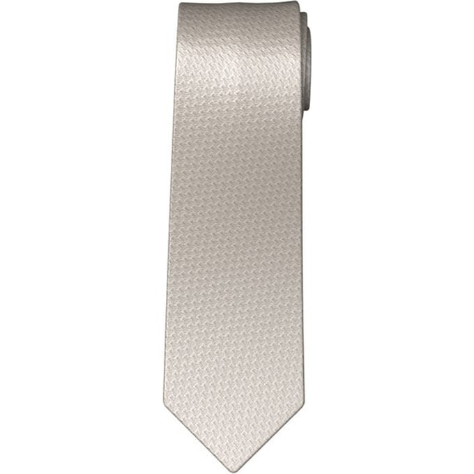 Zijden stropdas in all-over look (7,5 cm)