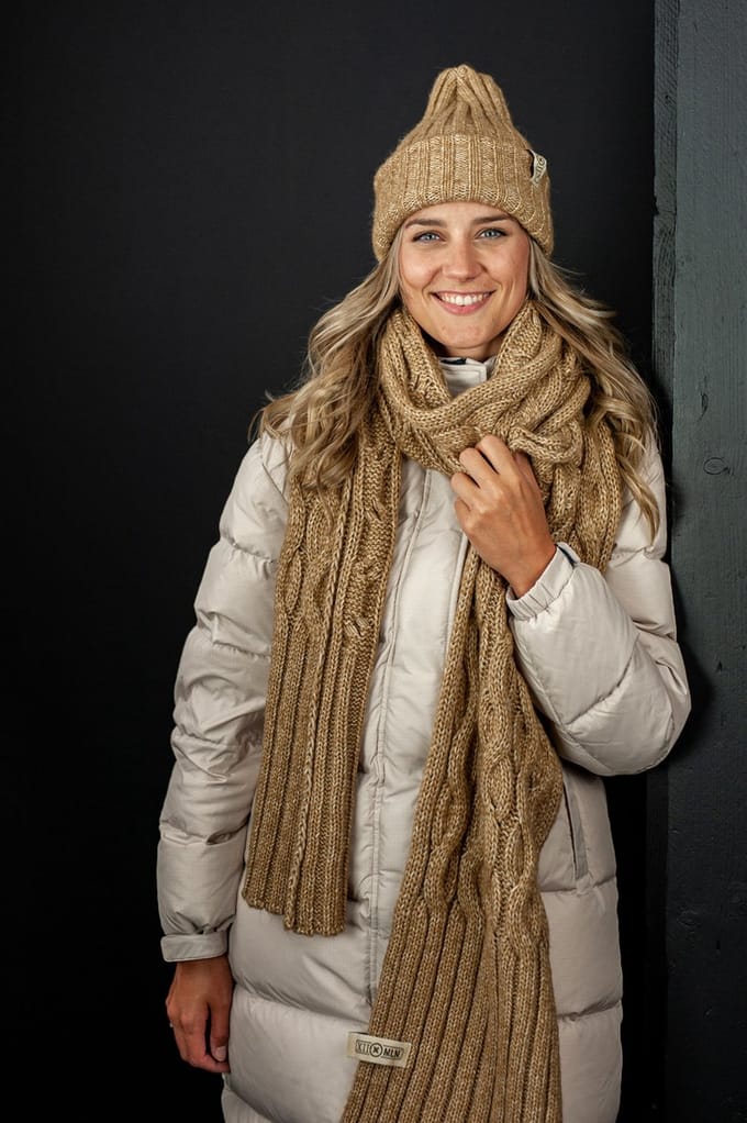 Dames Muts Siberië - Taupe