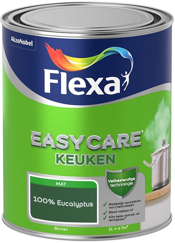 Flexa - Easycare Keuken - 100% Eucalyptus - Mengverf - 1 L