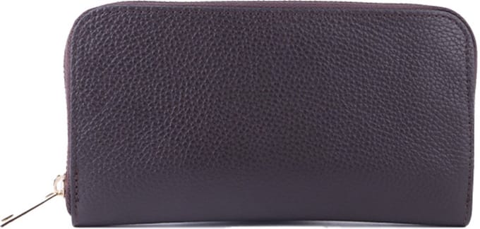 Giuliano lederen portemonee - Dames - Made in Italy - Koffie