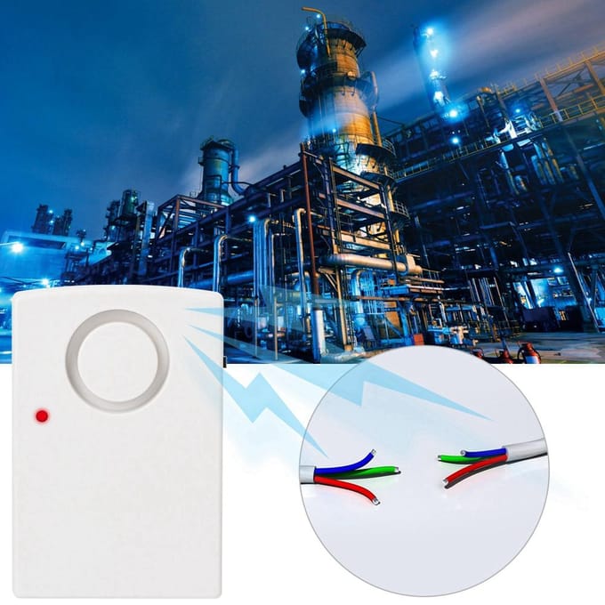 Uitschakeldetector Sensor Groot Volume Bedraad Alarmsysteem white
