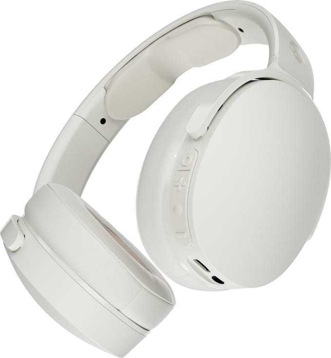 Skullcandy Hesh EVO Wireless Over-ear Koptelefoon - Draadloze Hoofdtelefoon - Snelladen (10 min = 3 uur) - Wit