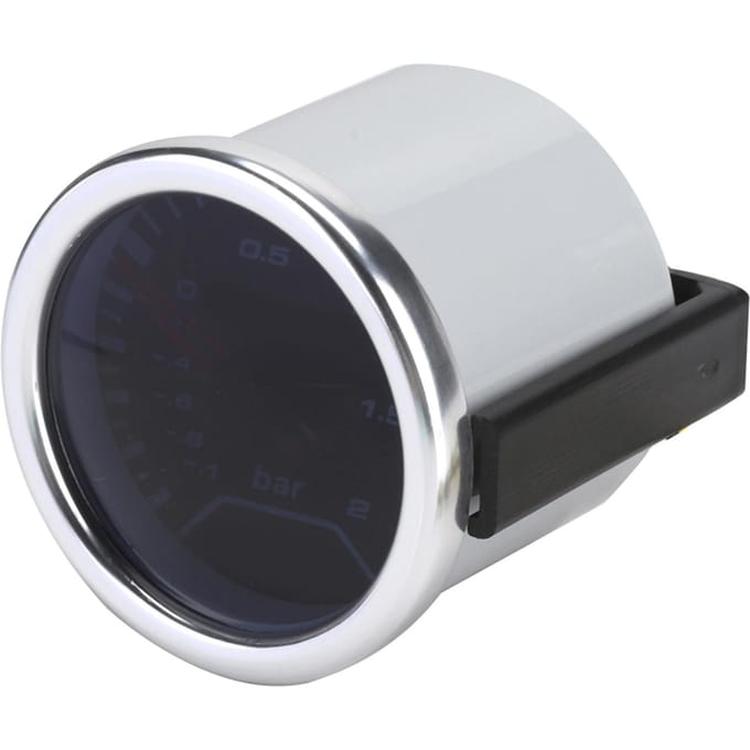 12V 12Bar Gemodificeerde Boostmeter Mechanische Turbodrukmeter 52mm2in white