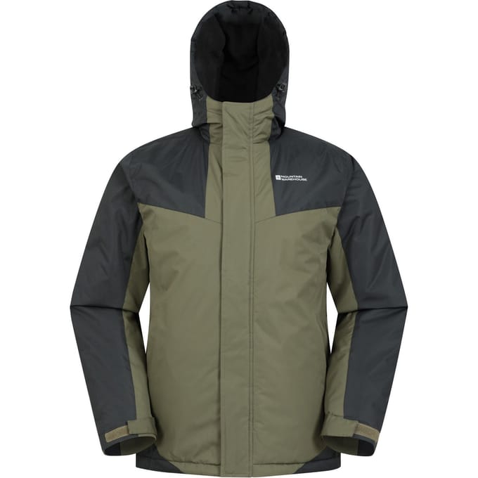 Mountain Warehouse Heren Dusk III Ski jas (Donkere kaki/zwart)