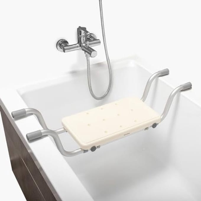 2-in-1 Antislip Badstoel en Stapstoel