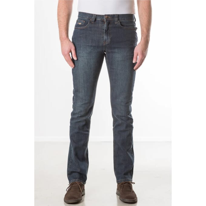 New Star NOS Jacksonville Stretch Denim Dark Used Jeans Heren