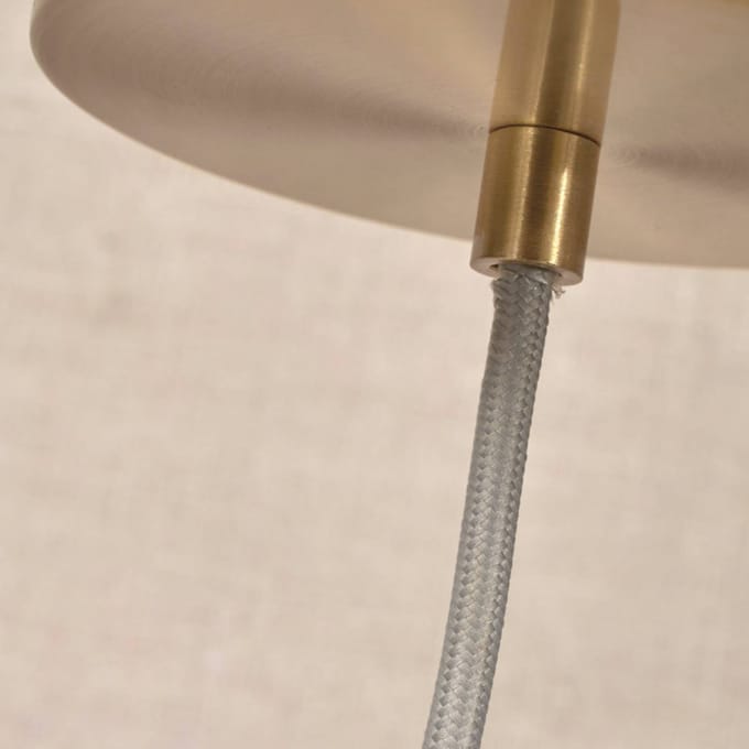 it's about RoMi Hanglamp Carrara - Goud/Wit - Ø16cm - Modern,Luxe - Hanglampen Eetkamer, Slaapkamer, Woonkamer