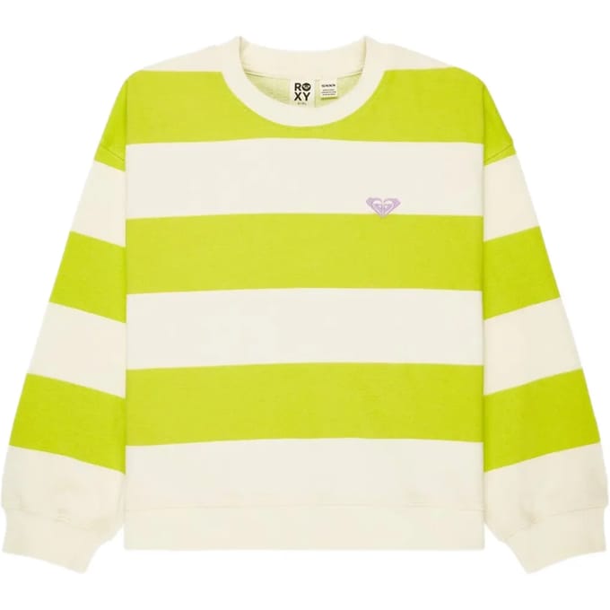 Roxy Little Things Sweatshirt Groen,Geel 16 Years Meisje