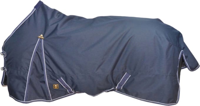 MHS Turnoutdeken Flora 200 Gram Navy 140/175 cm