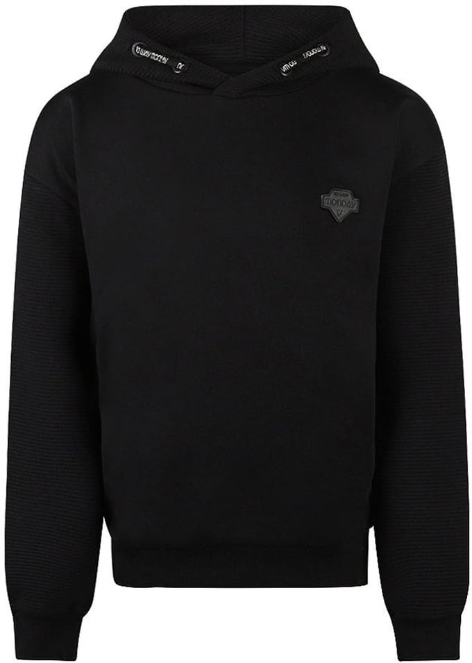 Hoody dropped shoulder Black